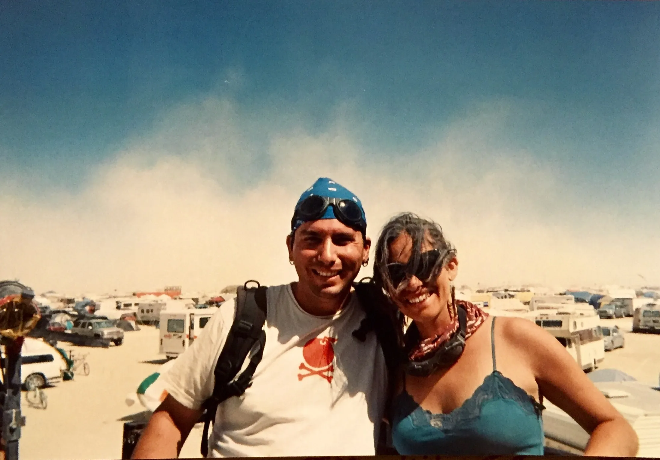B and me at Burning Man