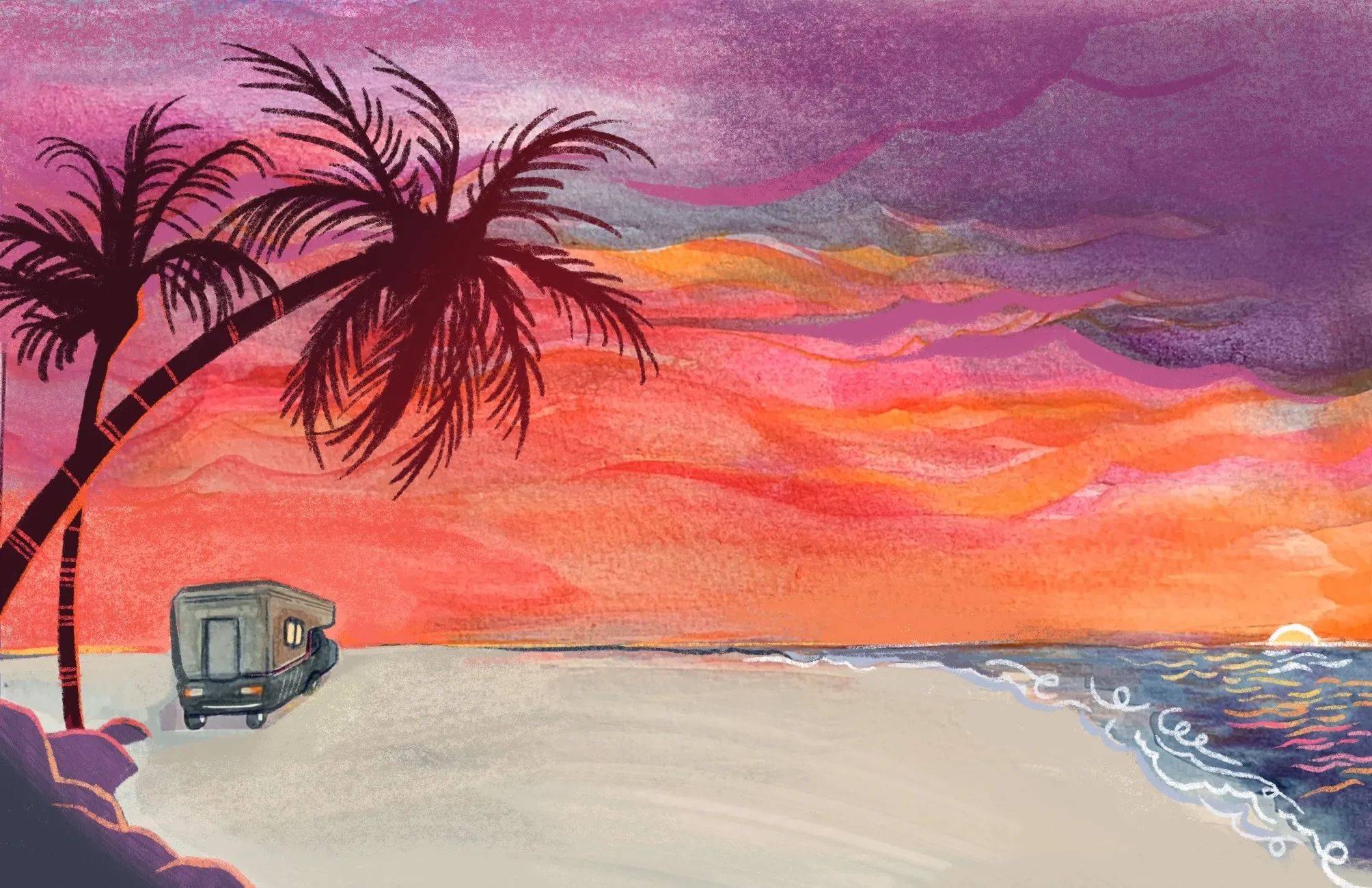 Illustration for The Road