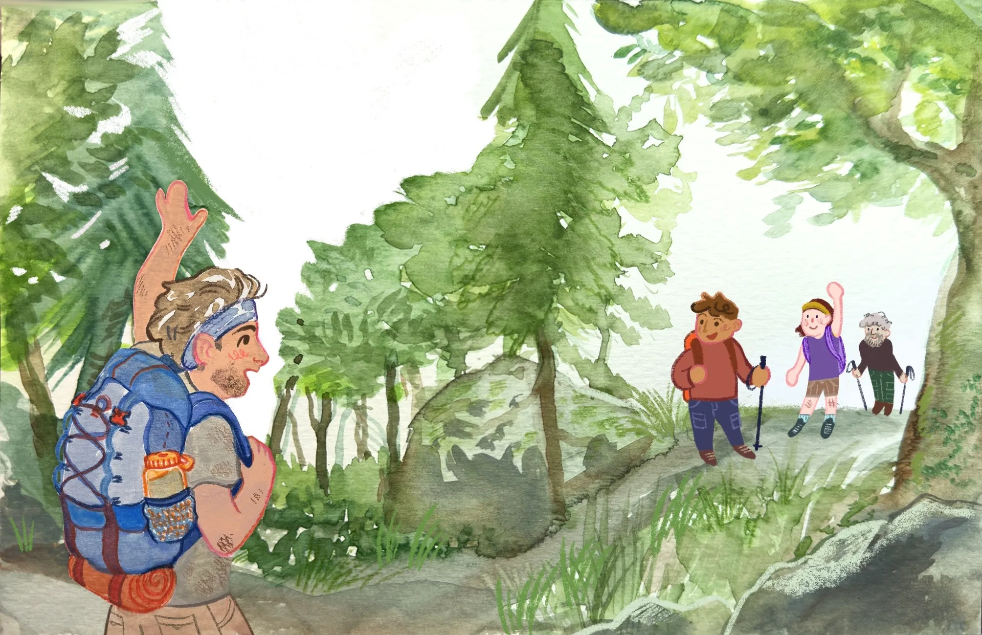 Illustration for The Trail