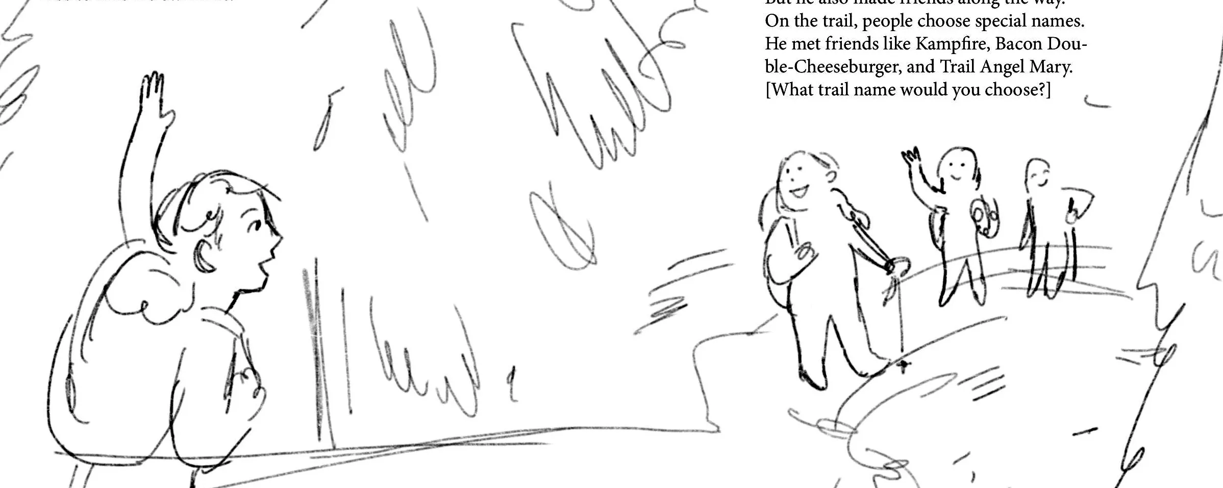 Sketch for The Trail